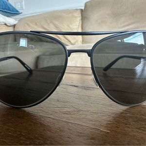 DITA Black Aviator Sunglasses Titanium FLIGHT